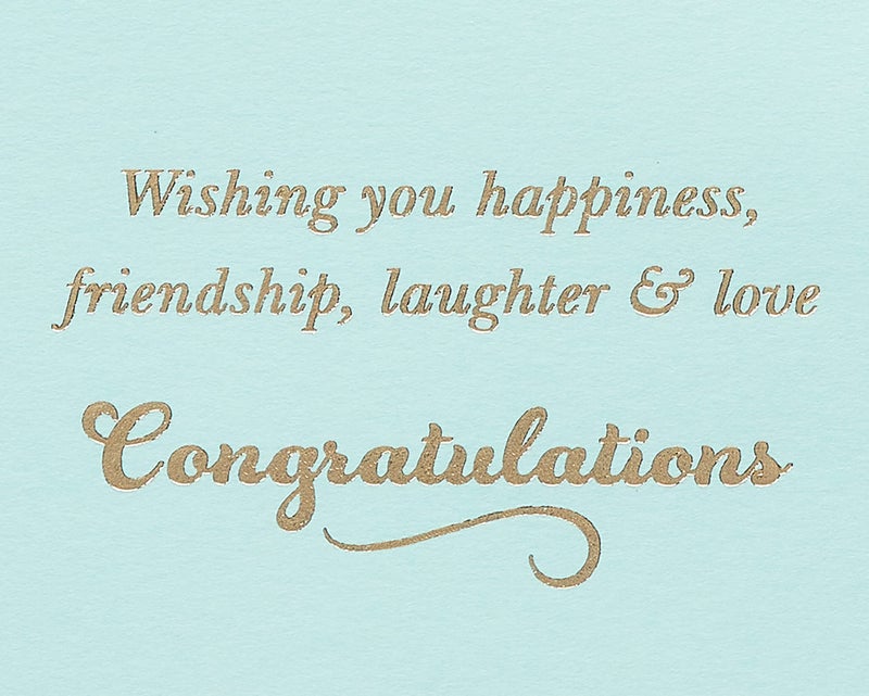 Papyrus Wedding Card (Happiness, Friendship, Laughter & Love) - Image 3